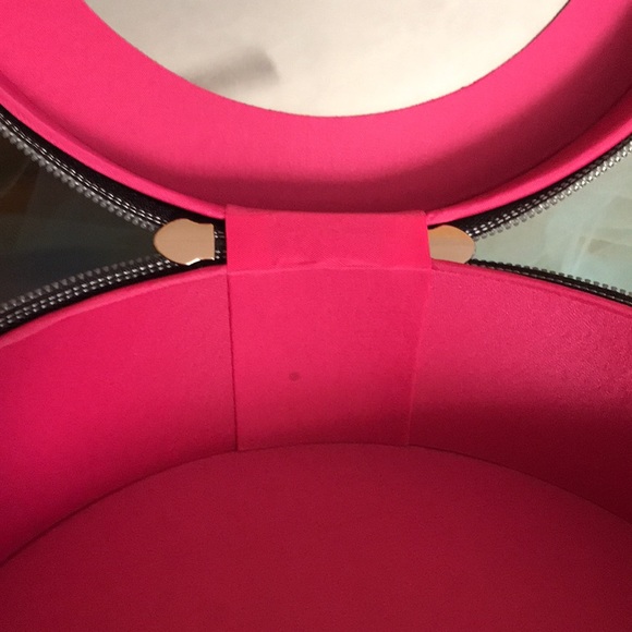 Lancome Double Tier Train Case Black & Pink - Picture 9 of 9